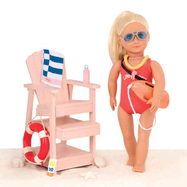 Lifeguard Playset Doll Beach Accessory Set Our Generation Our Generation NZ