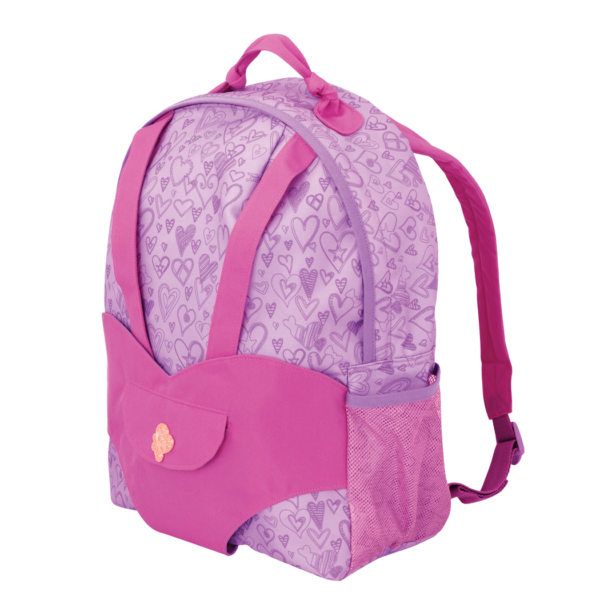 Hop On Carrier Backpack - Purple Hearts;Hop On Carrier Backpack - Purple Hearts;Hop On Carrier Backpack - Purple Hearts