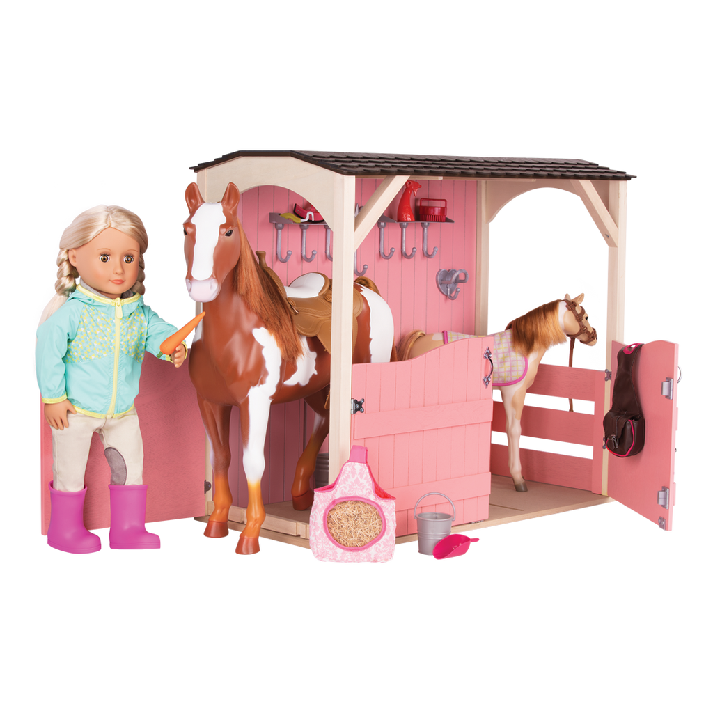 Stable with Paddock ; Stable with Paddock ; Stable Accessories ; Tamera31192 Horse stable ; two foals horse stalls ; Saddle Up Stables package