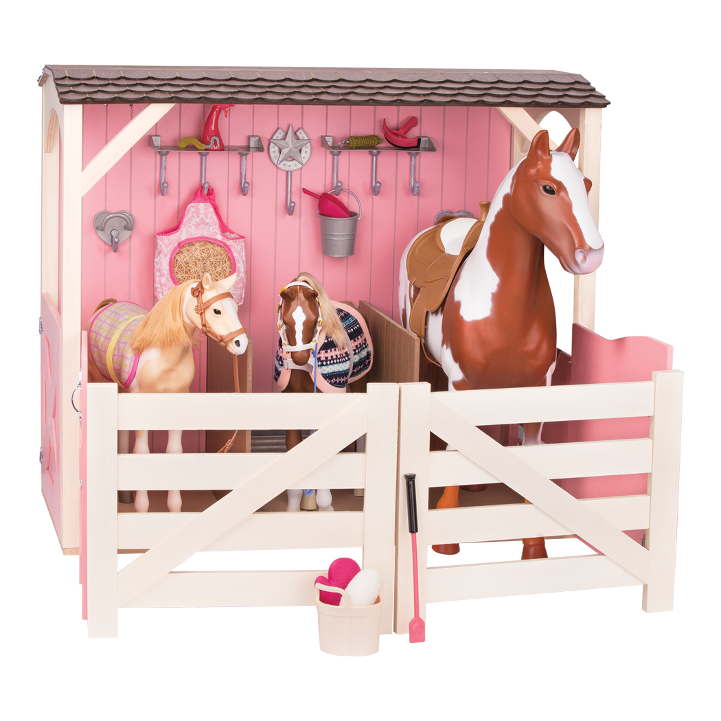 Stable with Paddock ; Stable with Paddock ; Stable Accessories ; Tamera31192 Horse stable ; two foals horse stalls ; Saddle Up Stables package