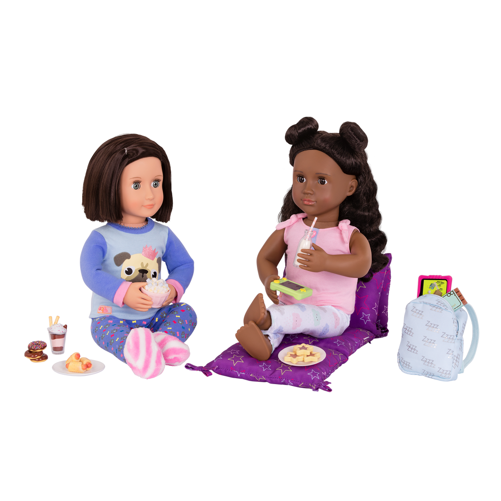 Slumber Delight Sleepover Set for 18-inch Dolls;Slumber Delight Sleepover Set for 18-inch Dolls;Slumber Delight Sleepover Set for 18-inch Dolls;Slumber Delight Sleepover Set for 18-inch Dolls;Slumber Delight Sleepover Set for 18-inch Dolls;Slumber Delight Sleepover Set for 18-inch Dolls