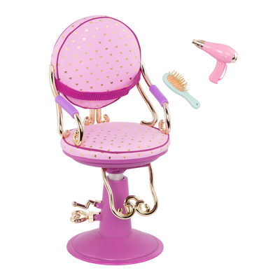 Sitting Pretty Salon Chair for 18-inch Dolls ;  ;  ; ;Sitting Pretty Salon Chair for 18-inch Dolls ;  ;  ; ;Sitting Pretty Salon Chair for 18-inch Dolls ;  ;  ; ;Sitting Pretty Salon Chair for 18-inch Dolls ;  ;  ;
