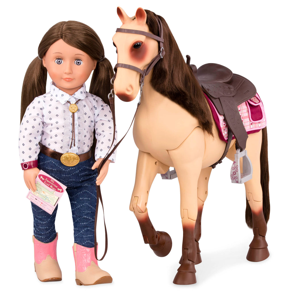 Poseable Morgan Horse for 18-inch Dolls!